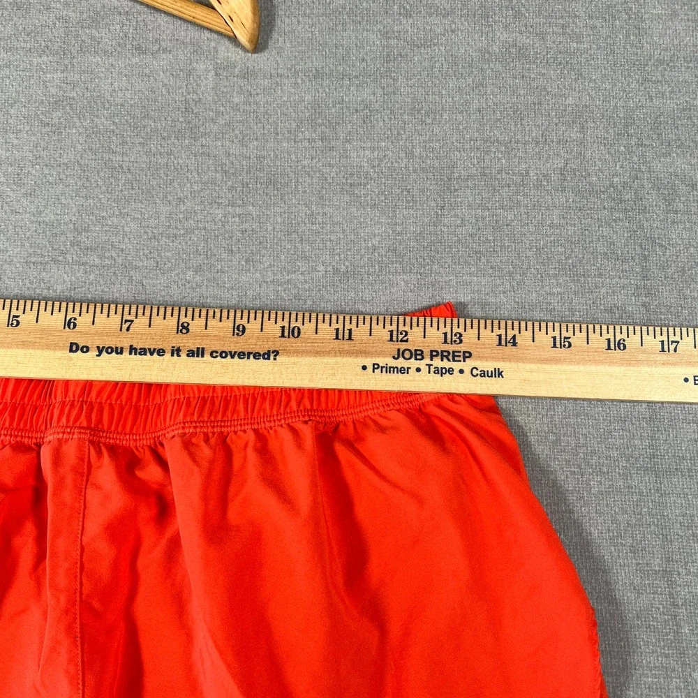 Reebok Running Active Mid Rise Athletic Shorts Womens Size S Orange Polyester